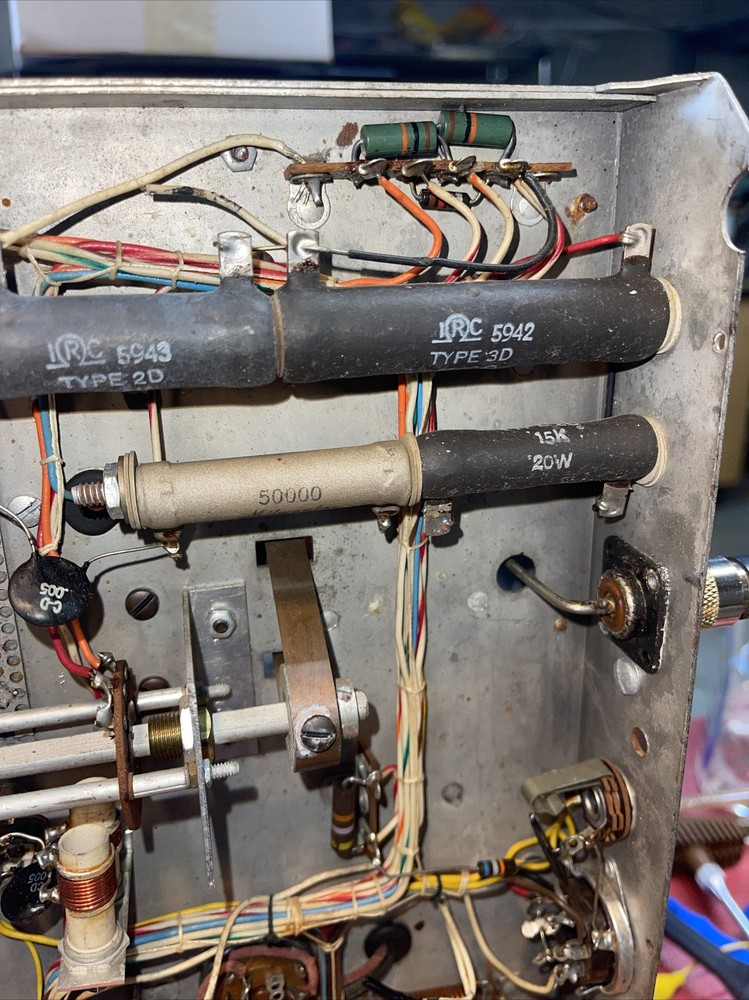 Globe Scout Deluxe Transmitter Rough Shape Works Not Pretty But Rare Switch Burn