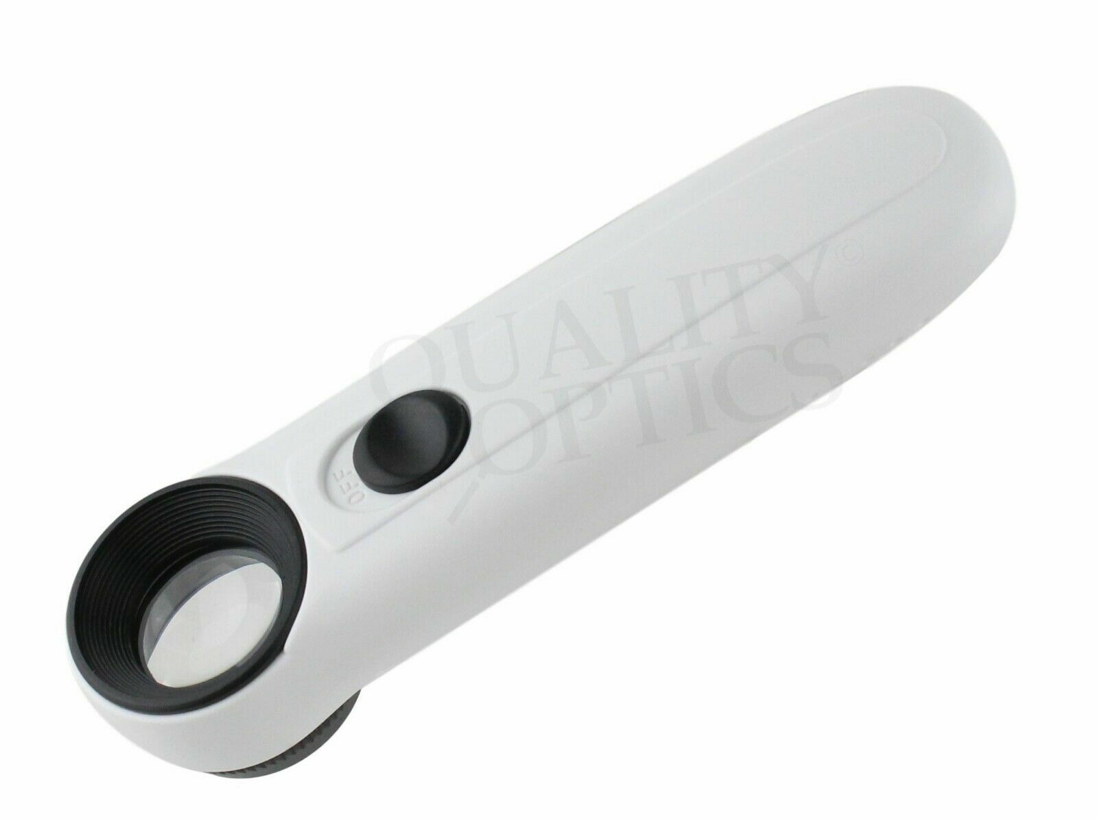 Quality Optics® USA Easy Grip Series Illuminated Hand Magnifier 20X LED