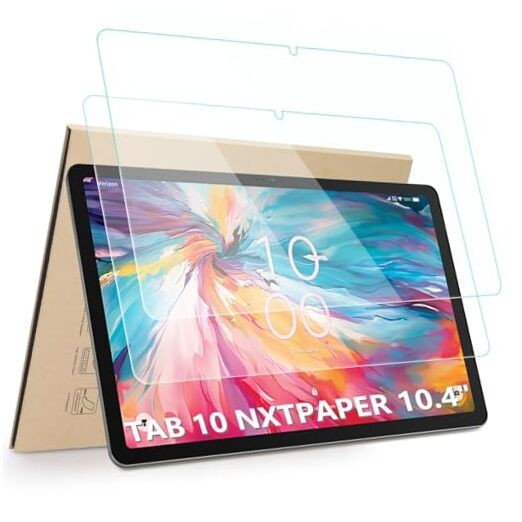 2-Pack Screen Protector Compatible with TCL TAB 10 NXTPAPER 5G 10.4", [HD