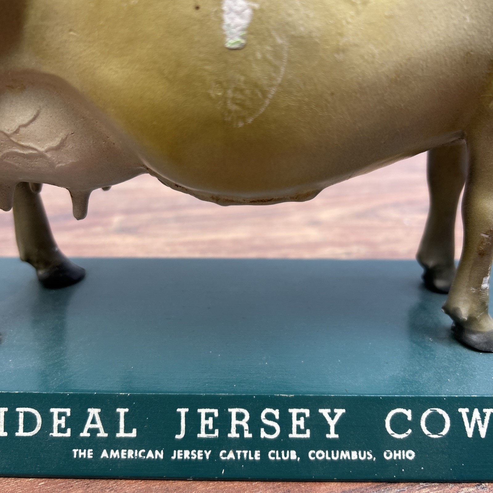 IDEAL True Type Jersey Cow STORE DISPLAY American Cattle Club New York Figurine