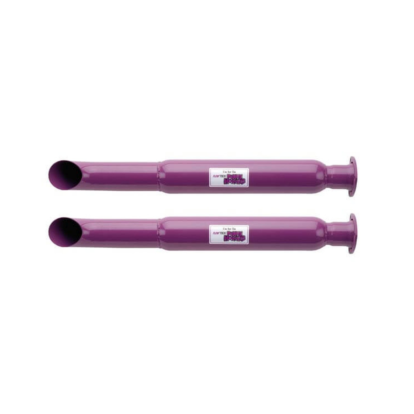 Flowtech 50232FLT Purple Hornies Glasspack