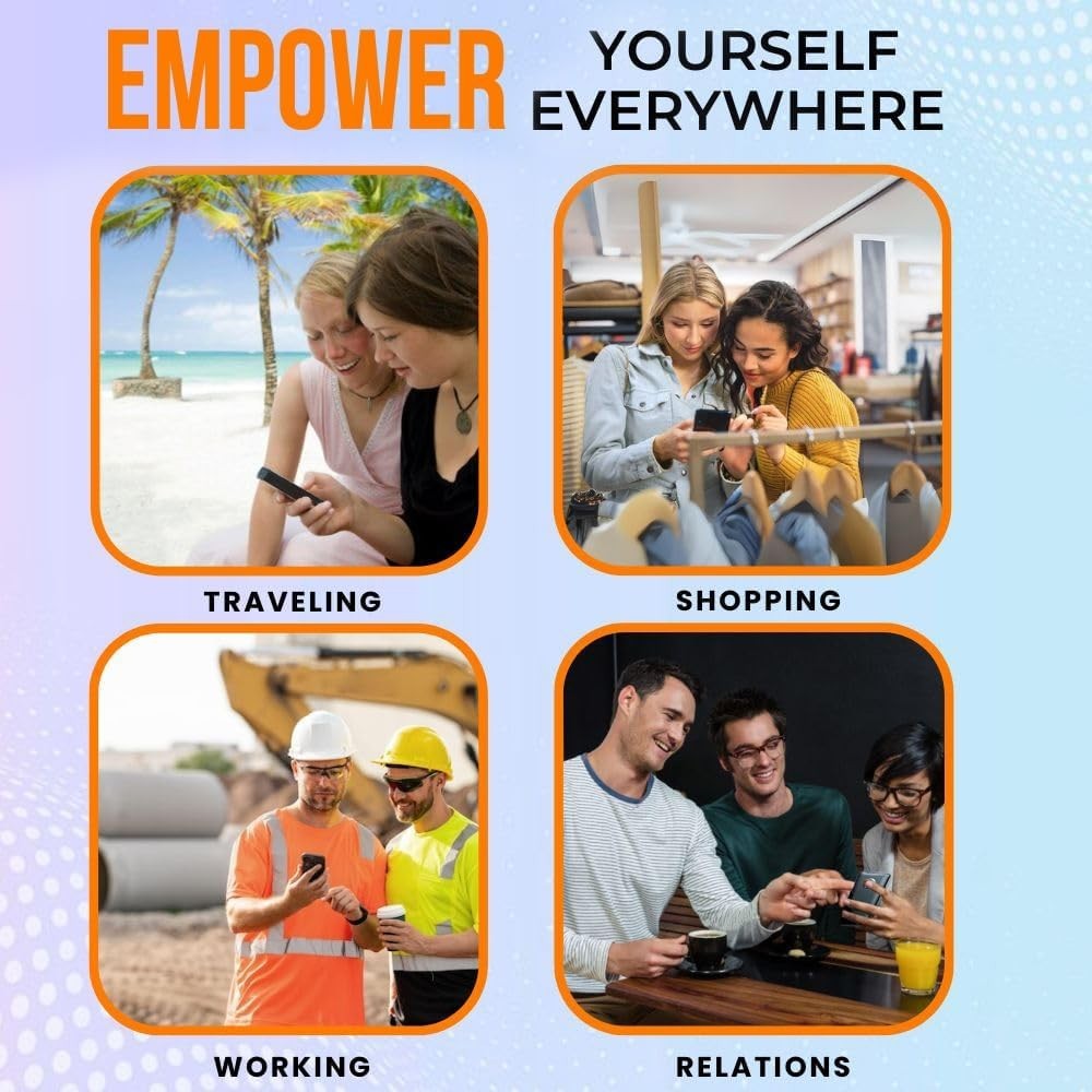 Voice & Text Bidirectional Language Translator Device - 138 Languages Supported