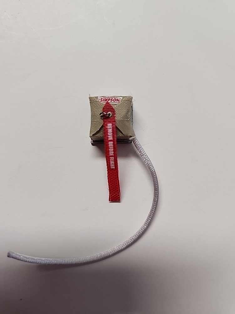 1/24 SCALE SINGLE TAN SIMPSON DRAG CHUTE