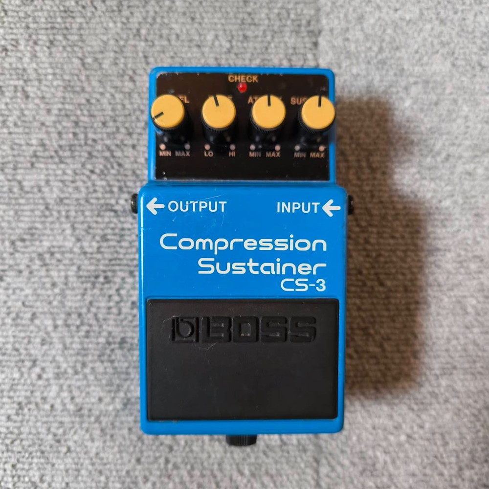 BOSS CS-3 Compression Sustainer Made in Taiwan Guitar Effect Pedal