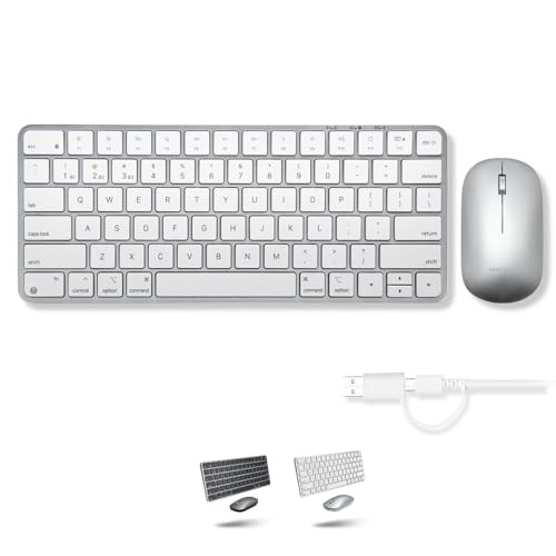Apple Wireless Keyboard and Mouse for Mac - Dual Mode (Bluetooth + Silver