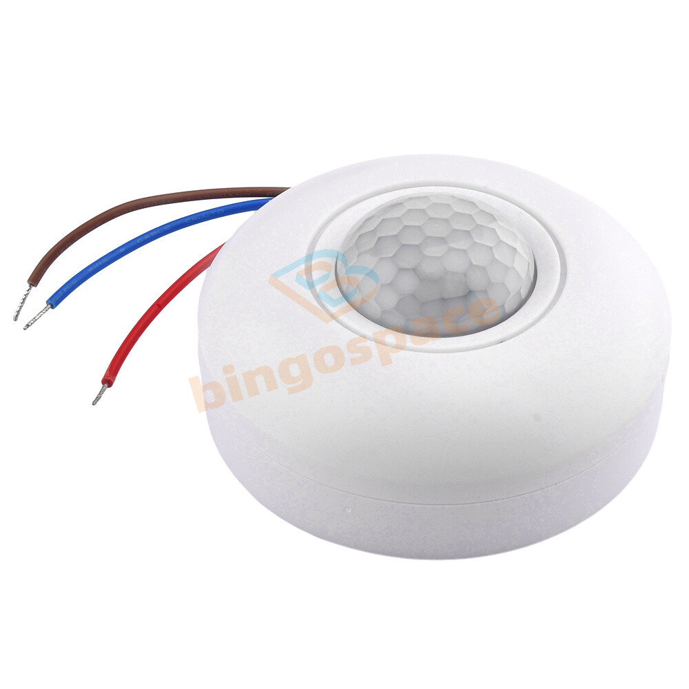AC85-265V Infrared PIR Motion Induction Sensor Switch For LED Ceiling Light