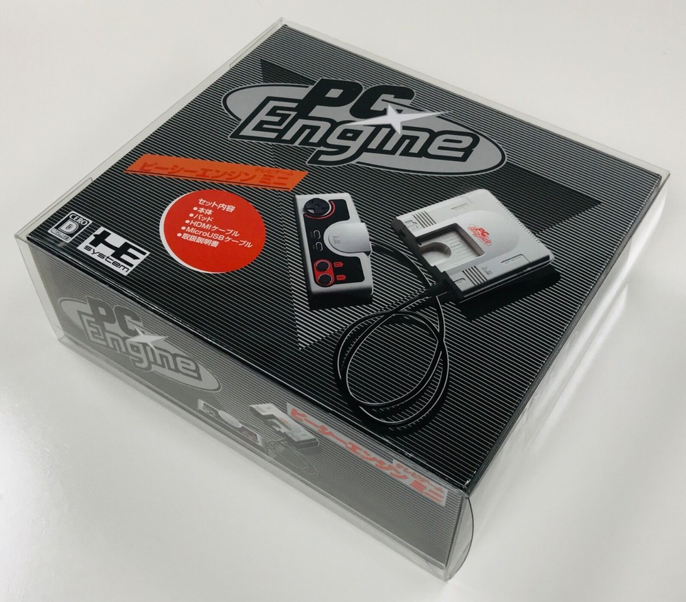 1 Box Protector For The KONAMI PC ENGINE / CORE GRAFX MINI Consoles! Clear Case