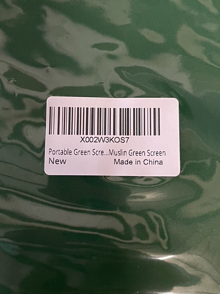 Portable Muslin Green Screen