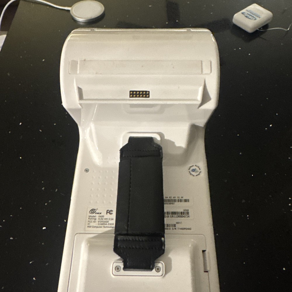 PAX E600 Smart POS Terminal – Powers On – Processor/App Loaded – Reprogram Req