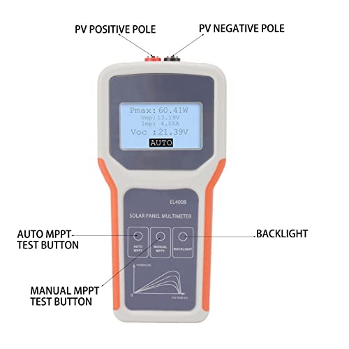 Multimeter LCD Tester Solar Panel Power Meter Mppt LCD Display Function