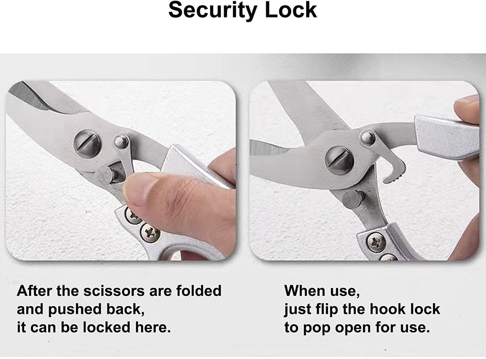 Kitchen Scissors Shears Multi-Purpose Stainless Steel Ultra Sharp Chicken Bone