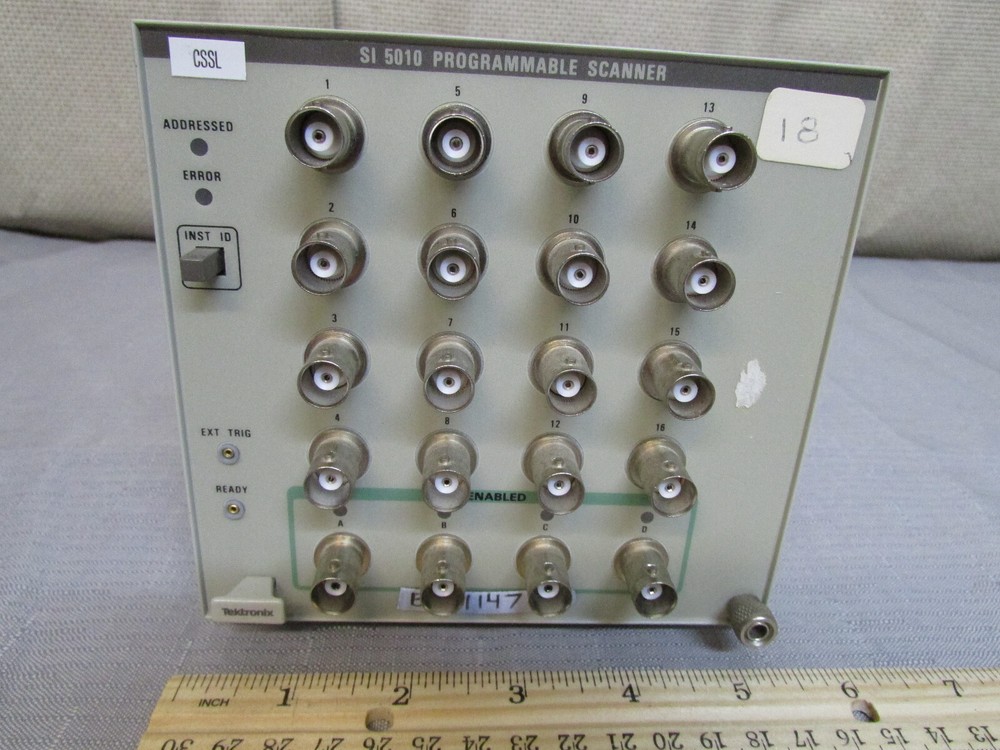 Tektronix Oscilloscope Plugin Module SI-5010 Programmable Scanner s/n B011147