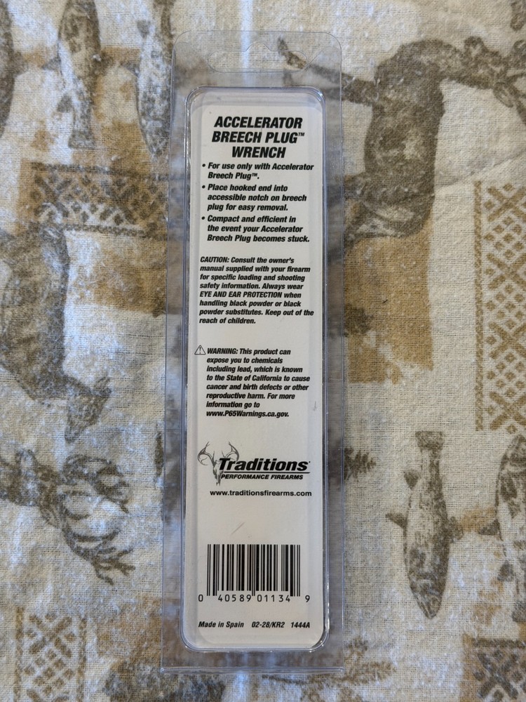 Traditions A1444 Accelerator Breech Plug Wrench