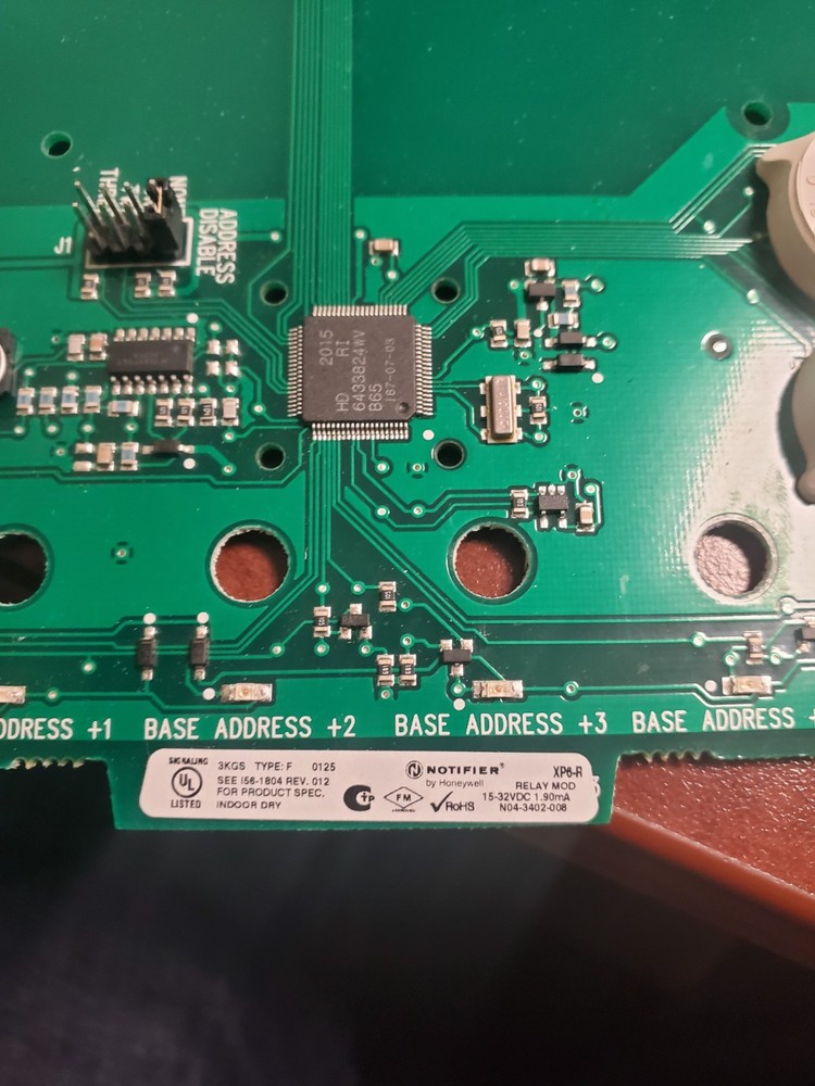 NOTIFIER XP-6R RELAY MOD