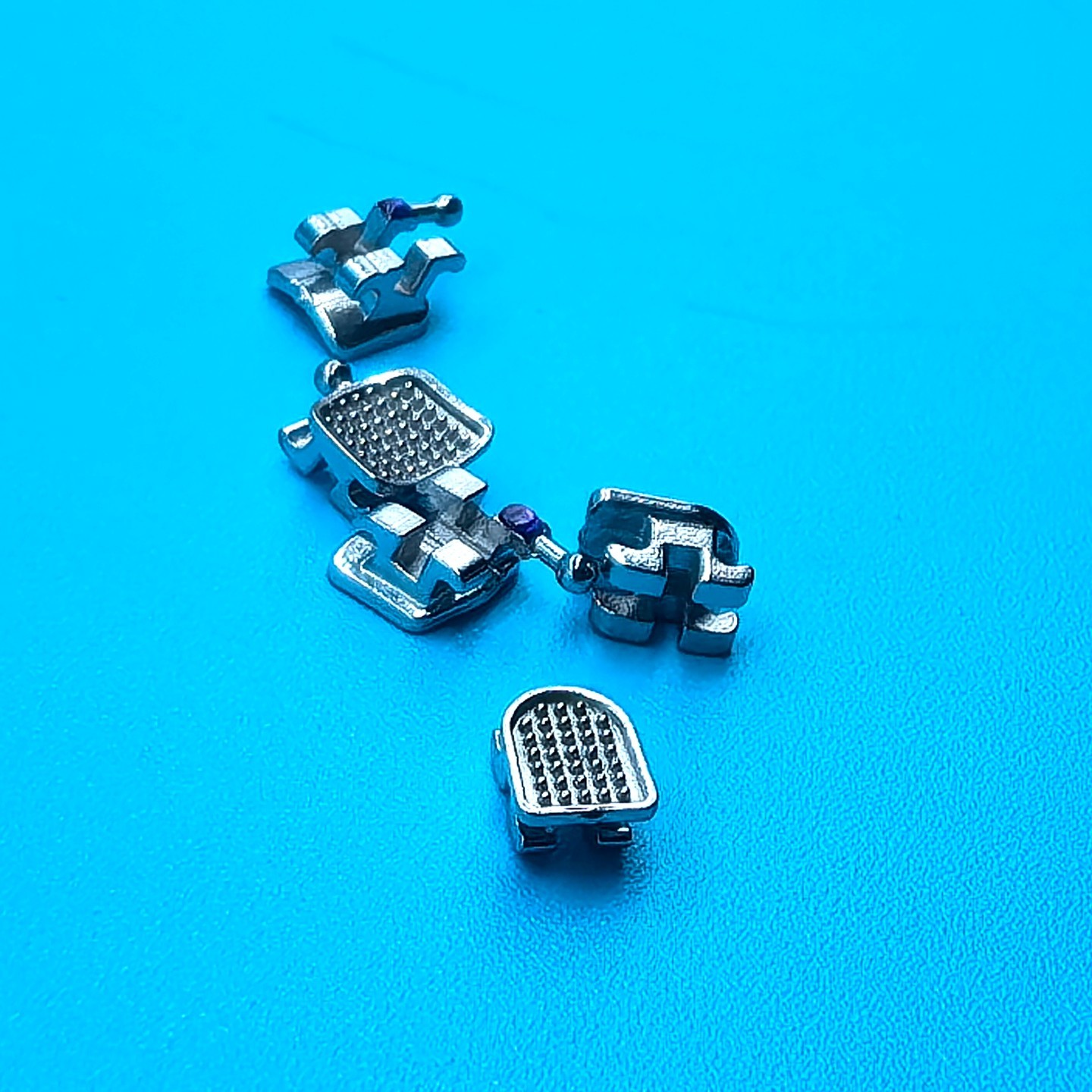 Dental Orthodontic Metal Brackets Braces Mini Roth Slot.022" Hooks 3-4-5 MIM