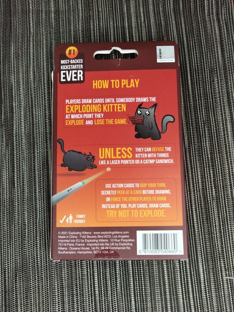 Exploding Kittens 2-Player Edition