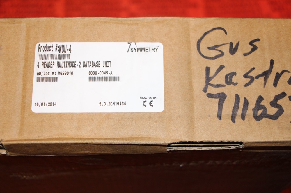 Amag MDU-4 4-Reader/Door Mulitinode Database Unit 8000-0045-A New
