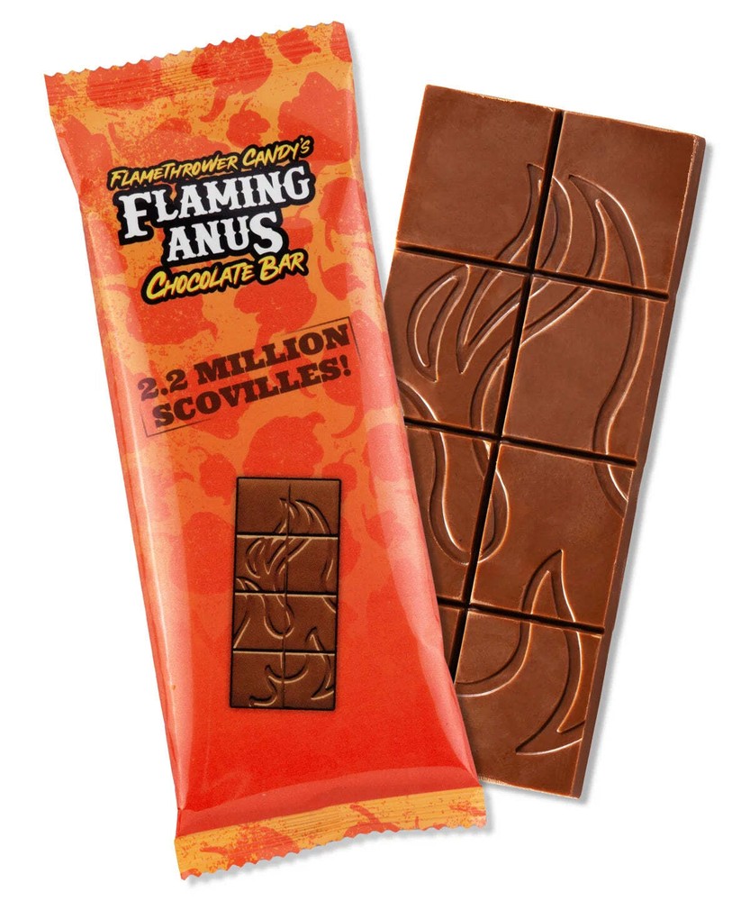 Flaming Anus Chocolate Bar