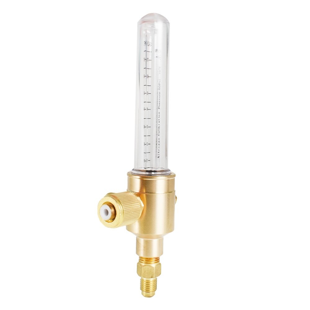 Nitrogen Flow Meter Brass Body Construction Max inlet Pressure Precision 50 PSIG