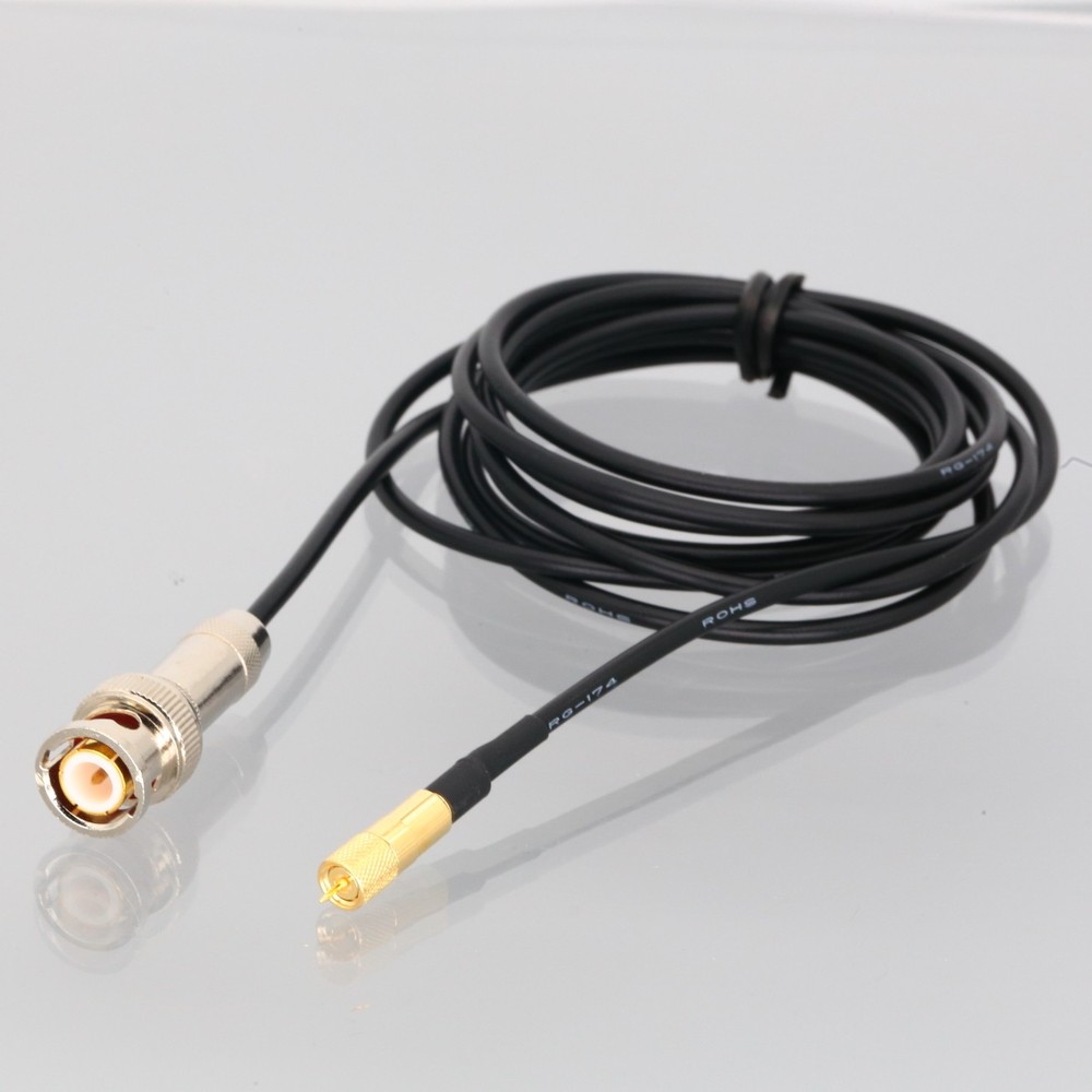 BNC Male Locking Spring nut 10-32 Microdot RG174 Cable Accelerometer Vibration