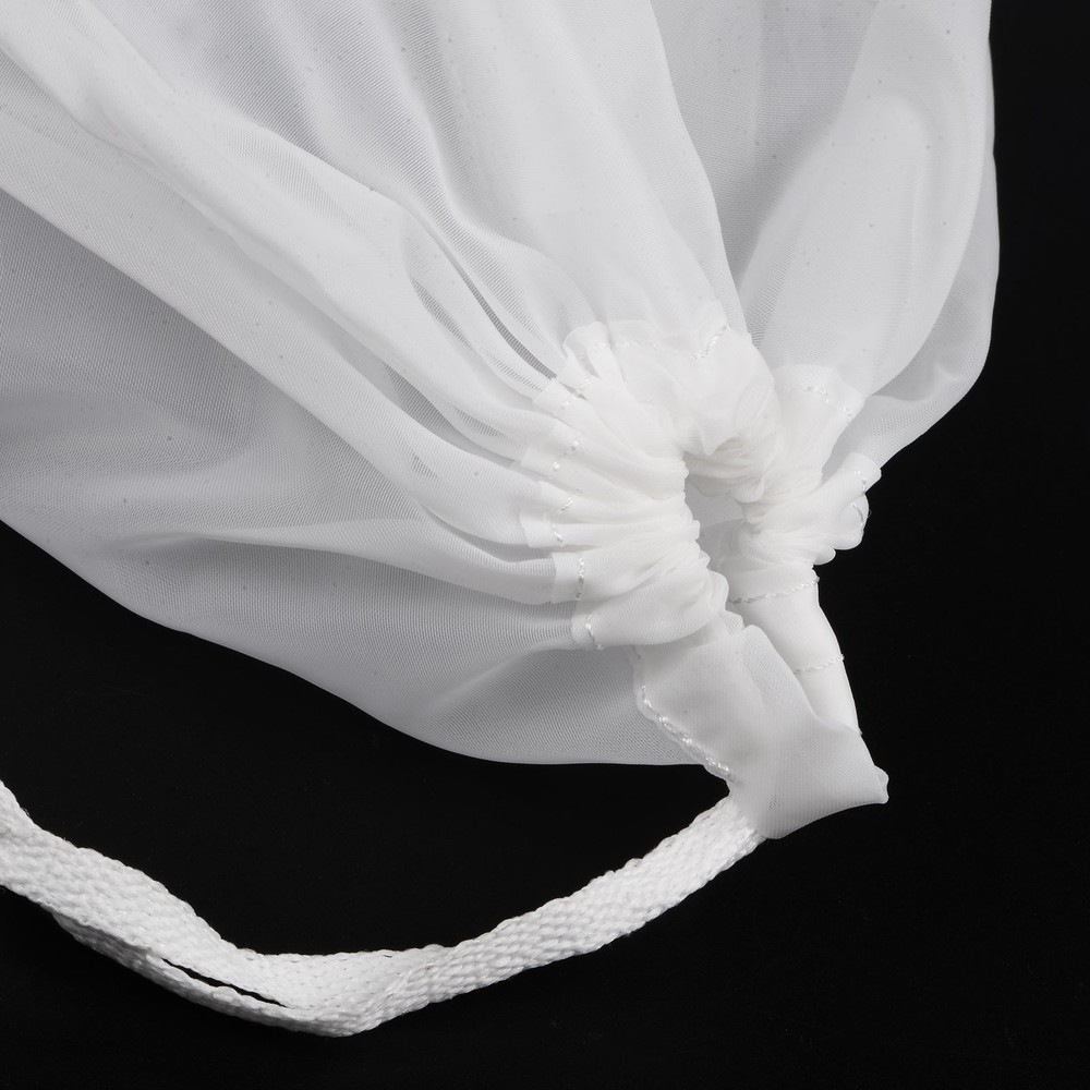 200 Mesh Paint Filter Bag 17.7" Dia Nylon Strainer with Drawstring for Filtering