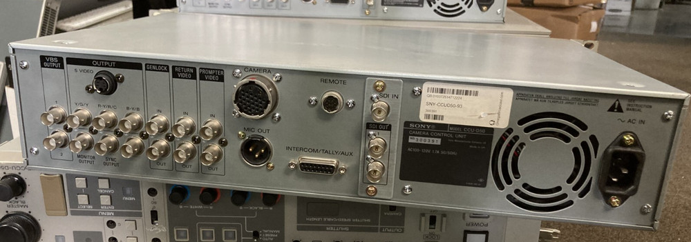 Sony CCU-D50 SDI Video Camera Control Unit