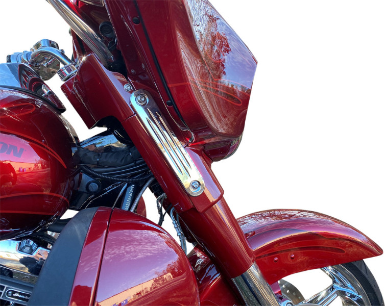 Custom Dynamics Chrome ProBEAM Dynamic Strips V2 Front Turn Signals Harley To...