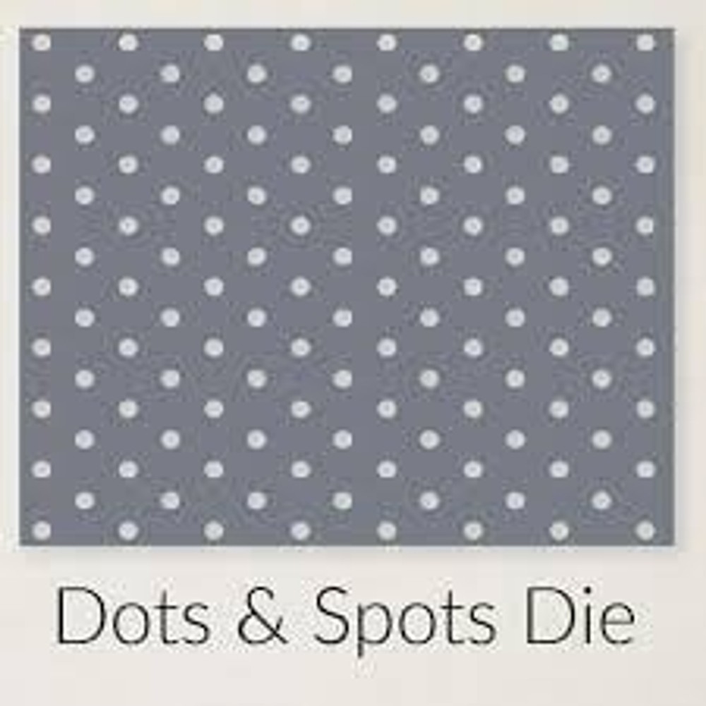Dots & Spots Stampin Up Die EUC 159164 TEXTURE BACKGROUND
