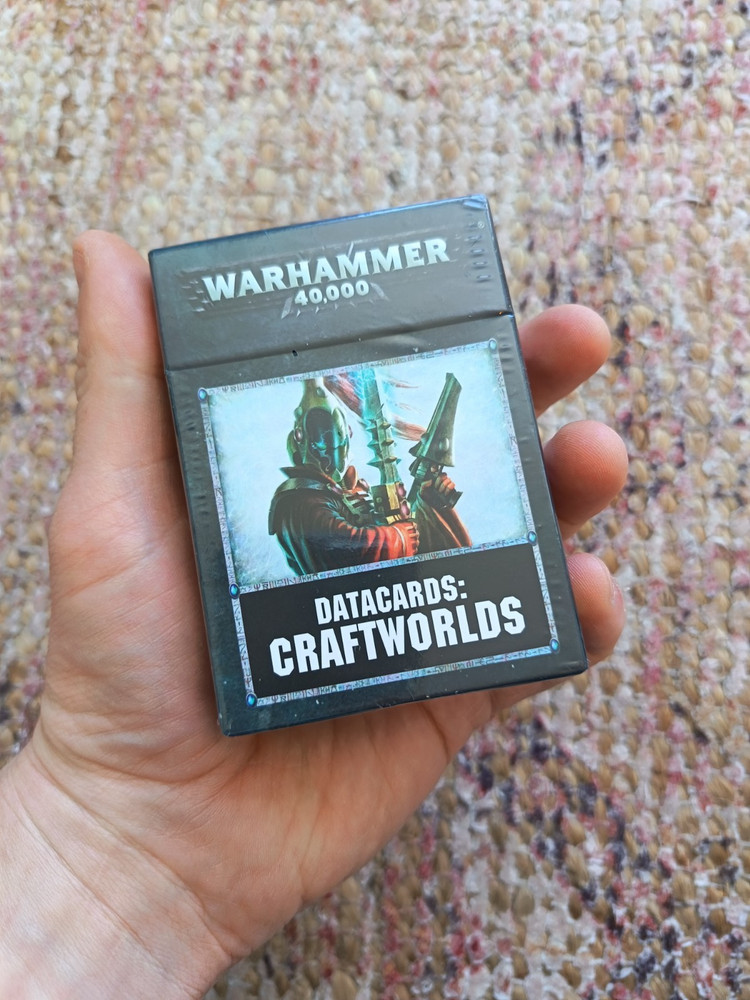 Warhammer 40K Craftworlds Datacards Pack Sealed 2017