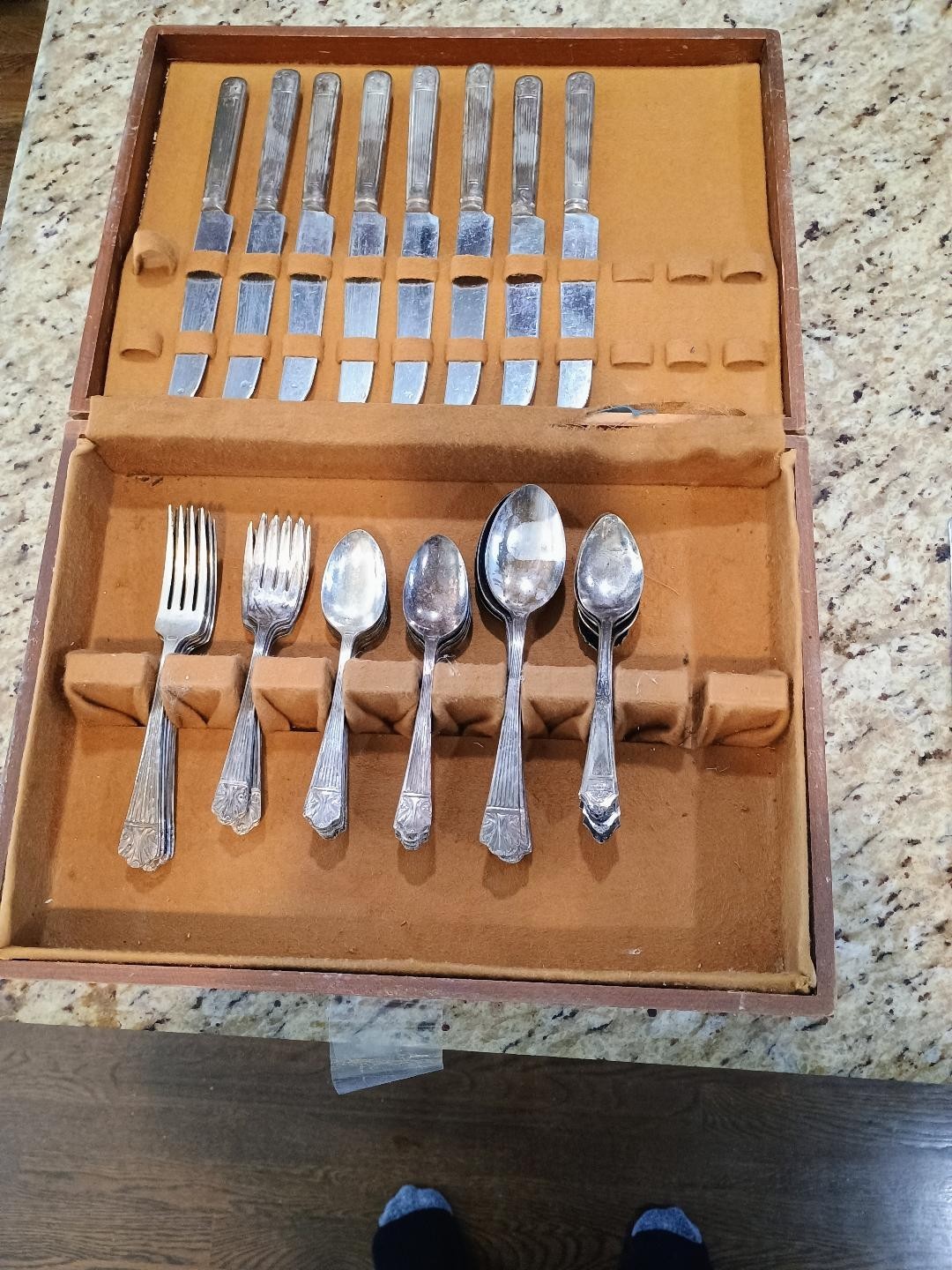 Silverwar Vintage Box, Lady Ester and Rogers