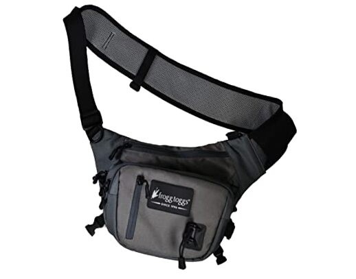 Flats Sling Pack, Easy Hands-Free Tackle Storage Bag with Built Solid Elements