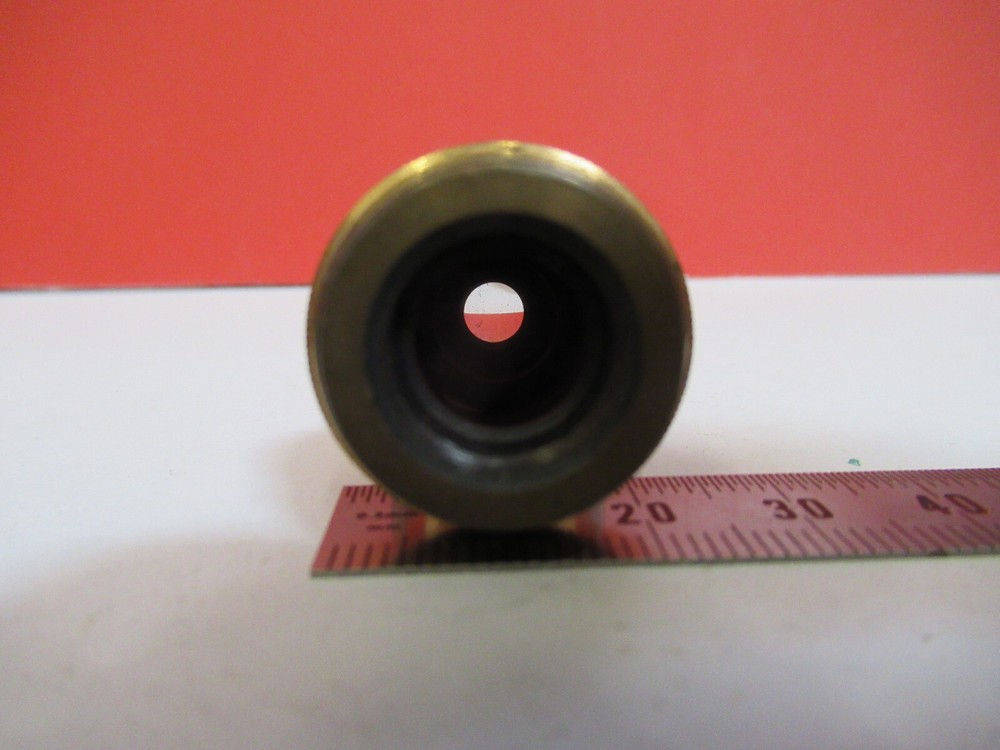 ANTIQUE BRASS LEITZ GERMANY OBJECTIVE "6" MICROSCOPE PART AS PICTURED G4-A-102