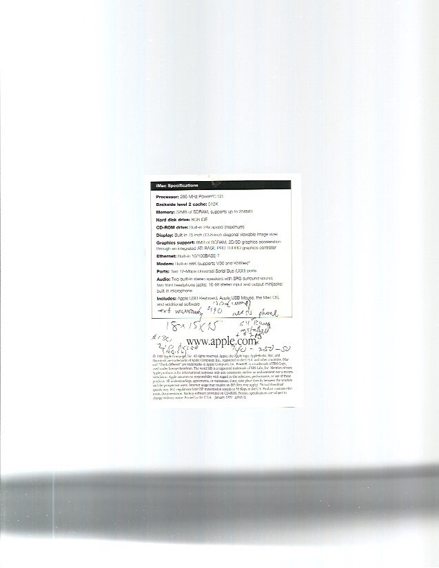 90s Apple Brochure Pamphlet Guide IMAC Macintosh Document Booklet