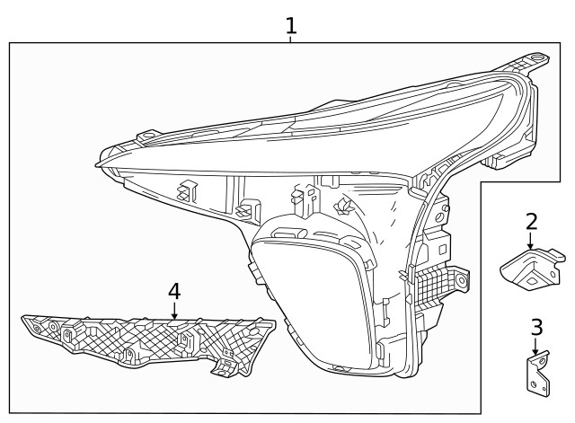 Genuine GM Front Bracket 26439815