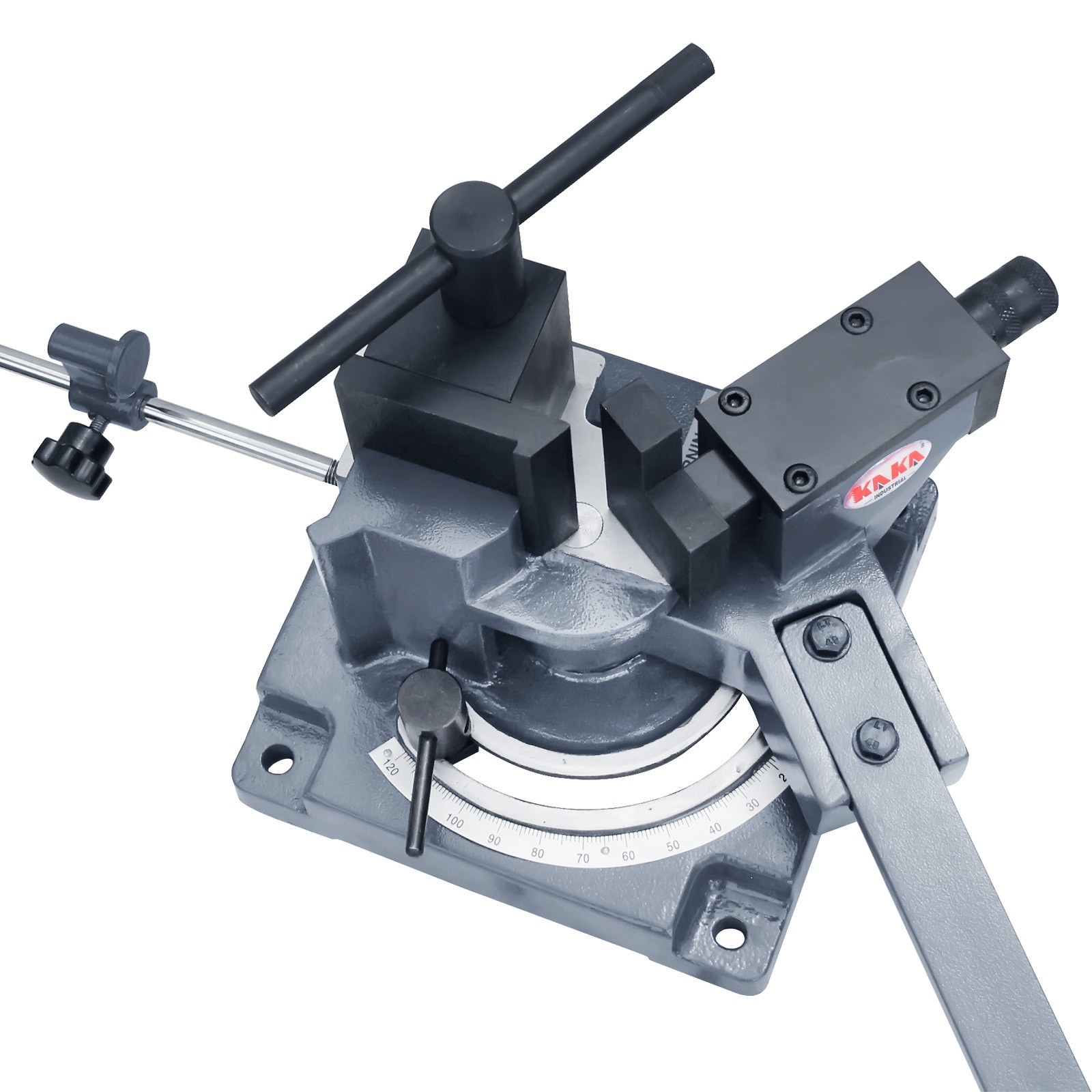 Universal Bender, 120° Manual Metal Bender, Flat, Round Steel Rod Bender UB-100A