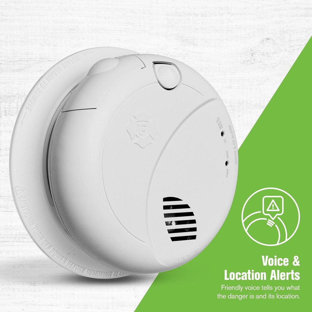 First Alert Combination Smoke & Carbon Monoxide Alarm, Interconnect Hardwire ...