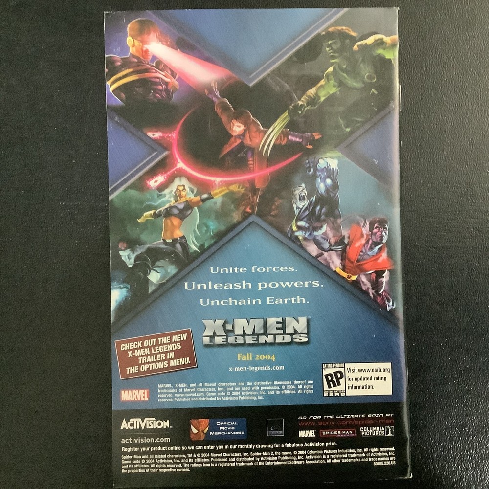 Spider-Man 2 PS2 PlayStation 2 Instruction Manual Only