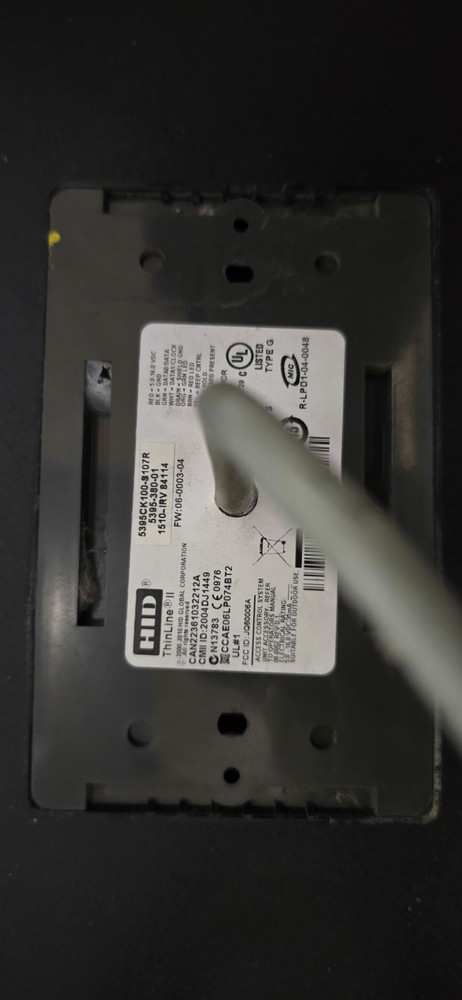 HID ThinLine II 5395ck100-s107r Access Control System Proximity Card Reader