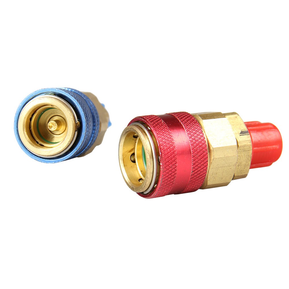 AC Conversion Quick Manifold Connector Adapter High Low Gauge Straight Coupler