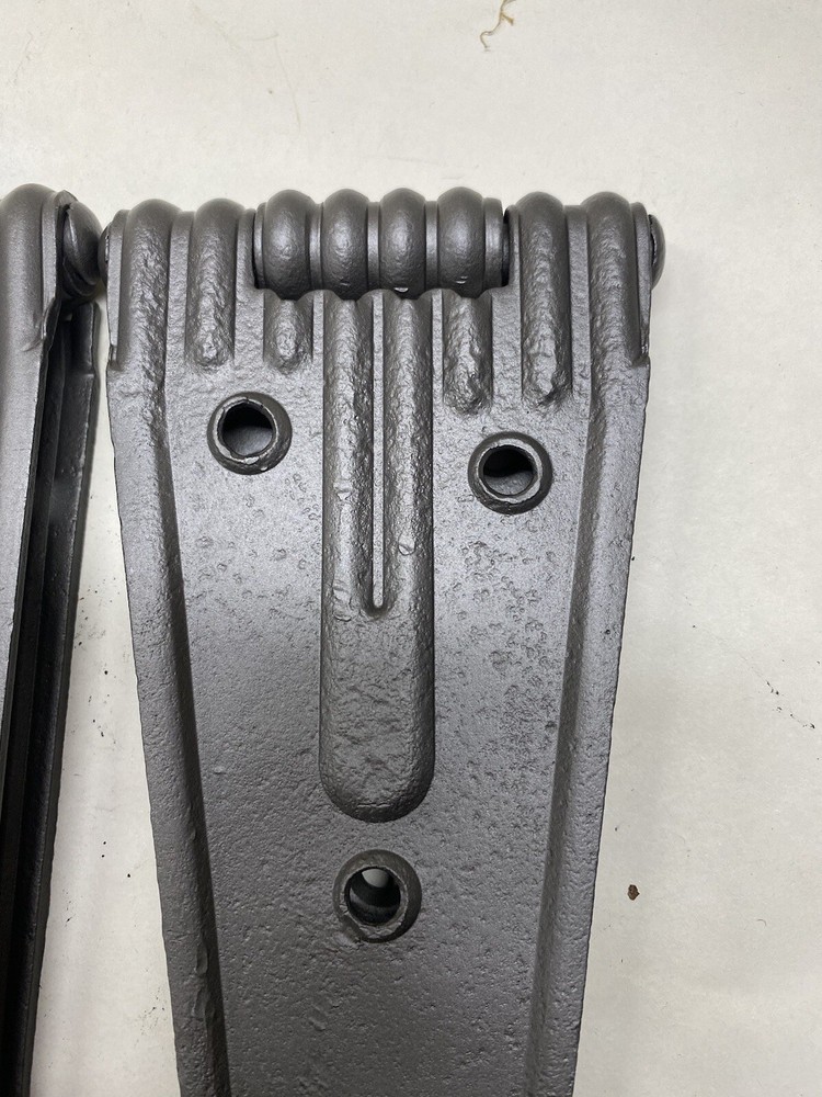 Vintage Antique 24" Strap Hinges Barn Door Gate Pair