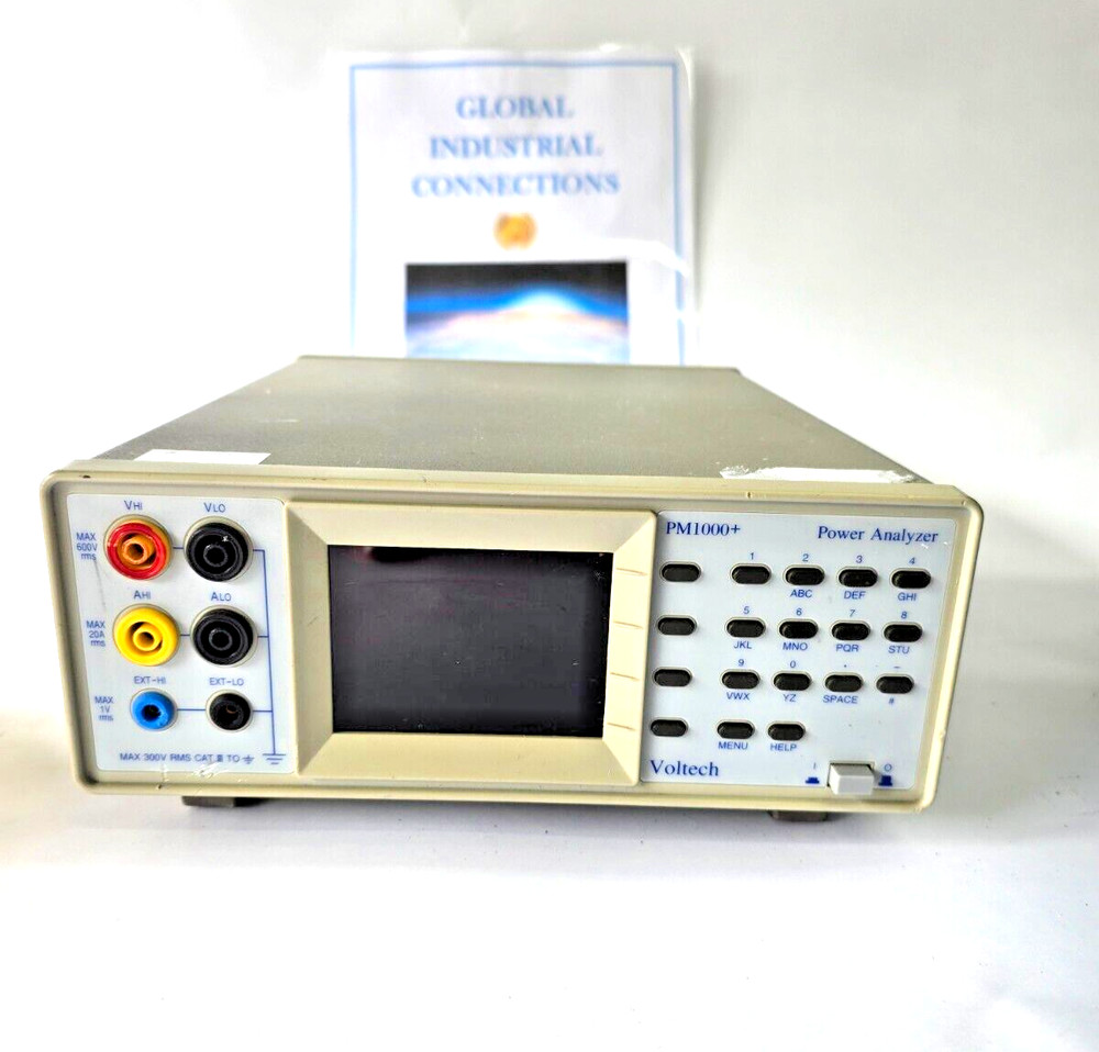 Voltech PM1000+ Power Analyzer Max 300V