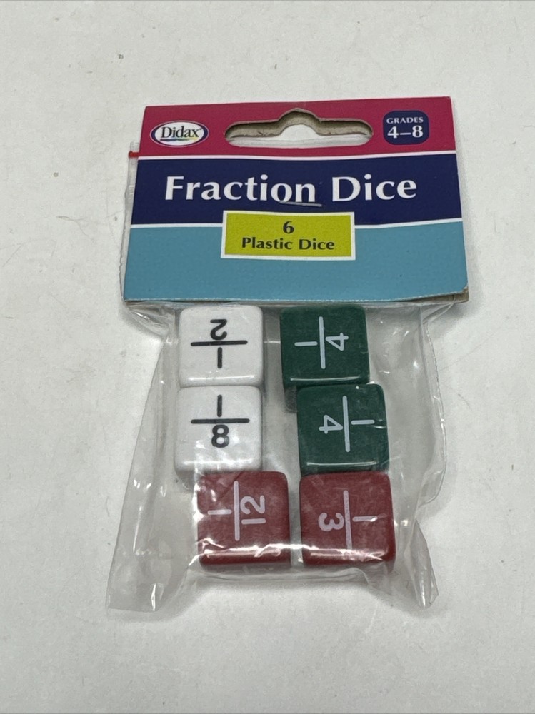 Didax Fraction Dice