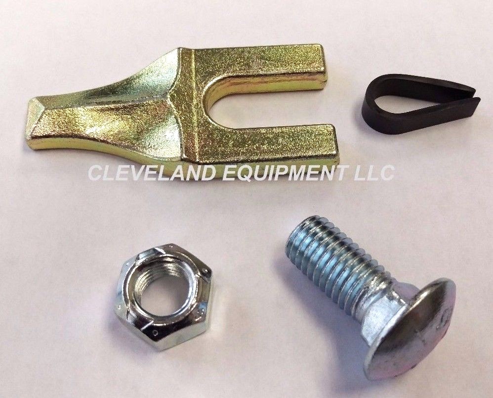 NEW AUGER CHISEL TOOTH SET Carriage Bolt Lock Nut Teeth Bit Bobcat Pengo 35 Dirt
