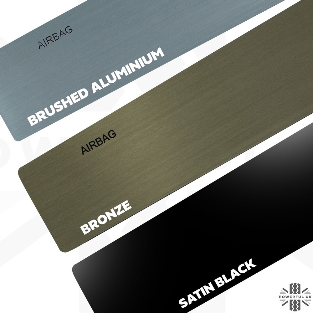 Interior dash inserts upgrade trim in Satin Black for Range Rover L405 Vogue