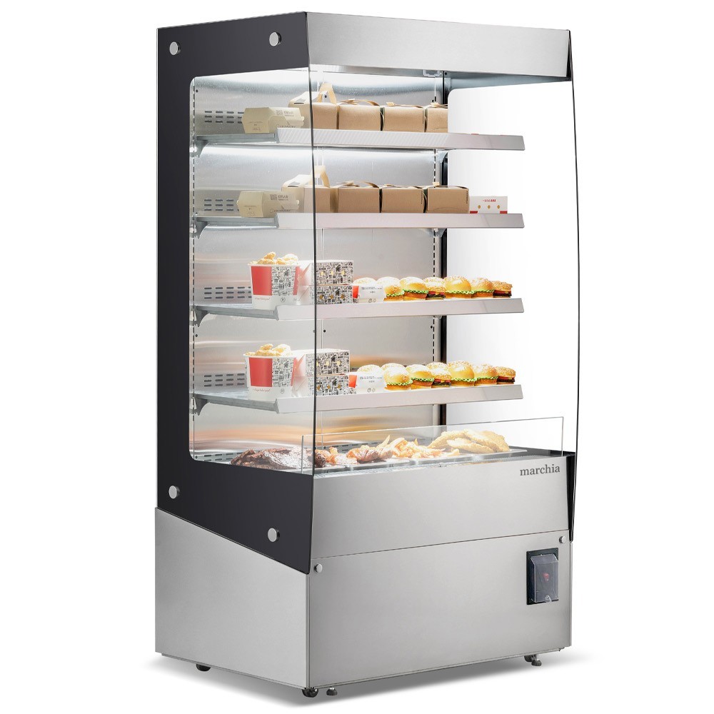 46" Open Air Heated Display Merchandiser, 80"H