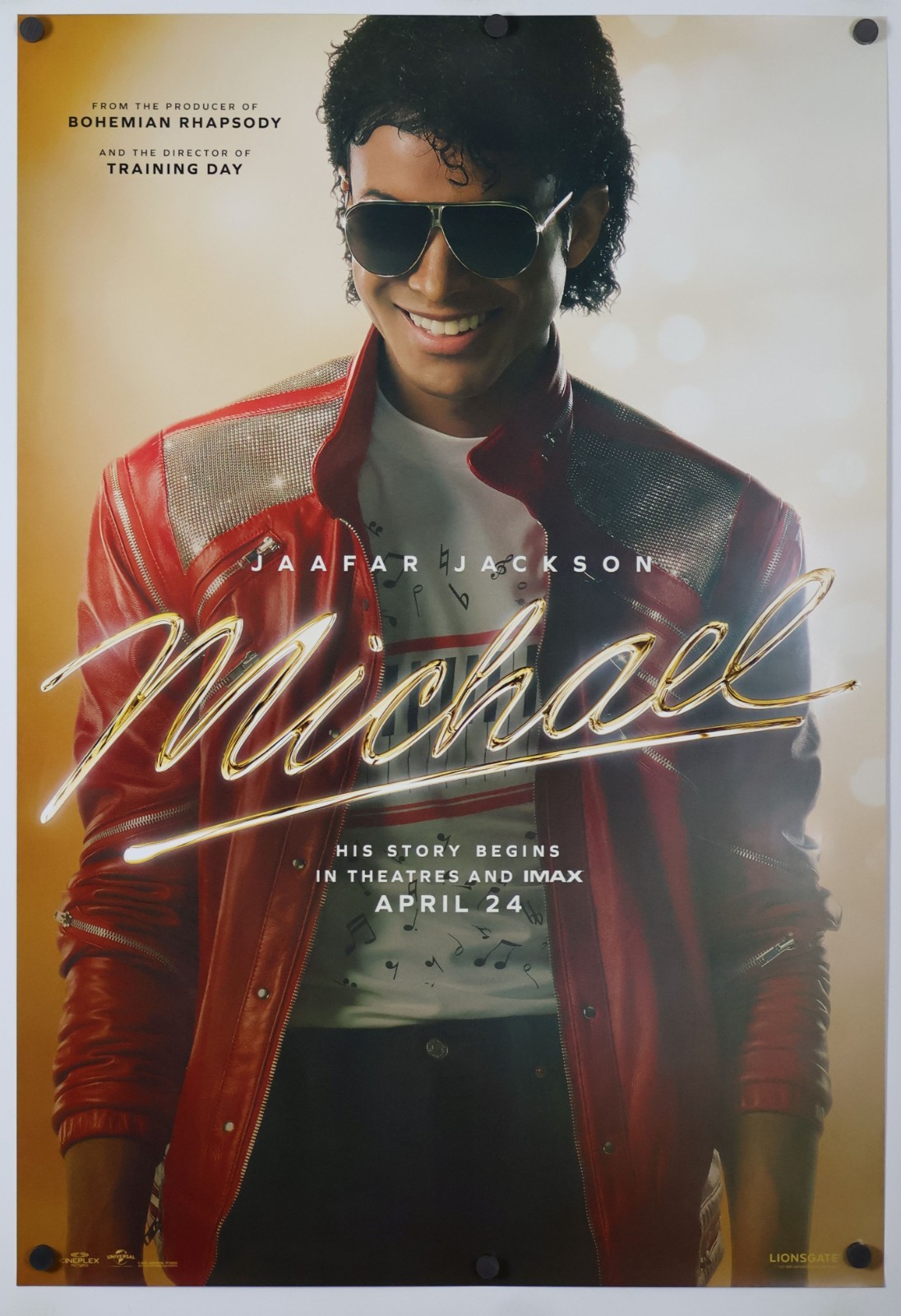 Michael Jackson - original DS movie poster D/S 27x40 2026 Advance B