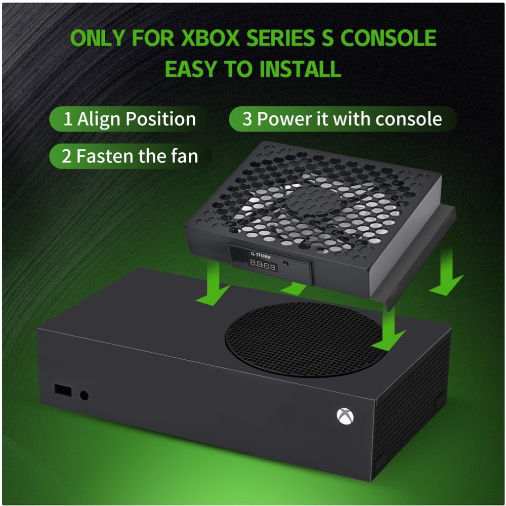 Automatic Temperature-Controlled Fan for Xbox Series S
