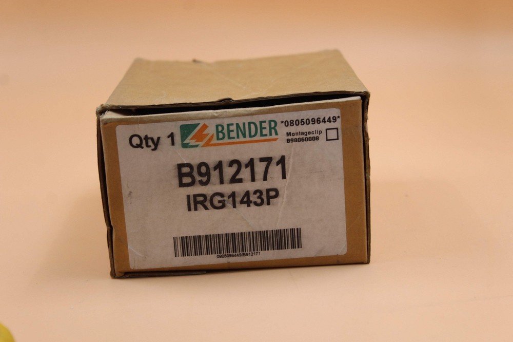 New | BENDER | IRG143P |
