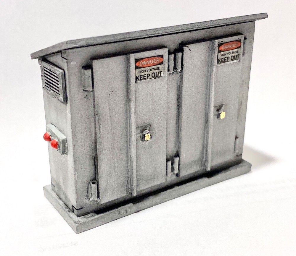 KIT - Electrical Relay Cabinet O Scale (1:48) Custom Designed Handcrafted
