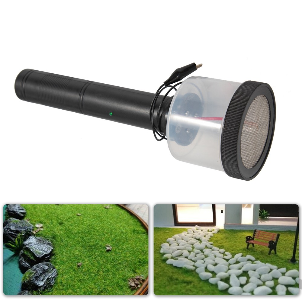 Electrostatic Flock Landscaping Flocking Machine Static Grass Applicator Kit USA